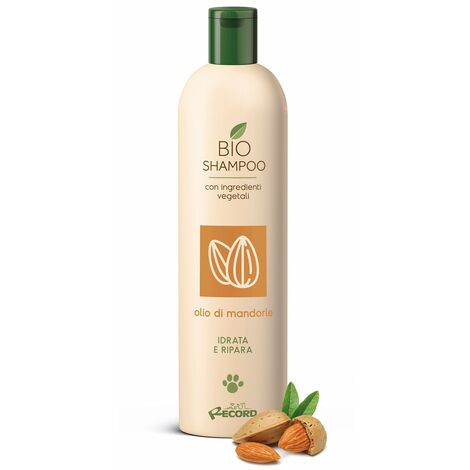 Shampooing bio à l'huile d'amande hydratant et réparateur pour chiens et chats