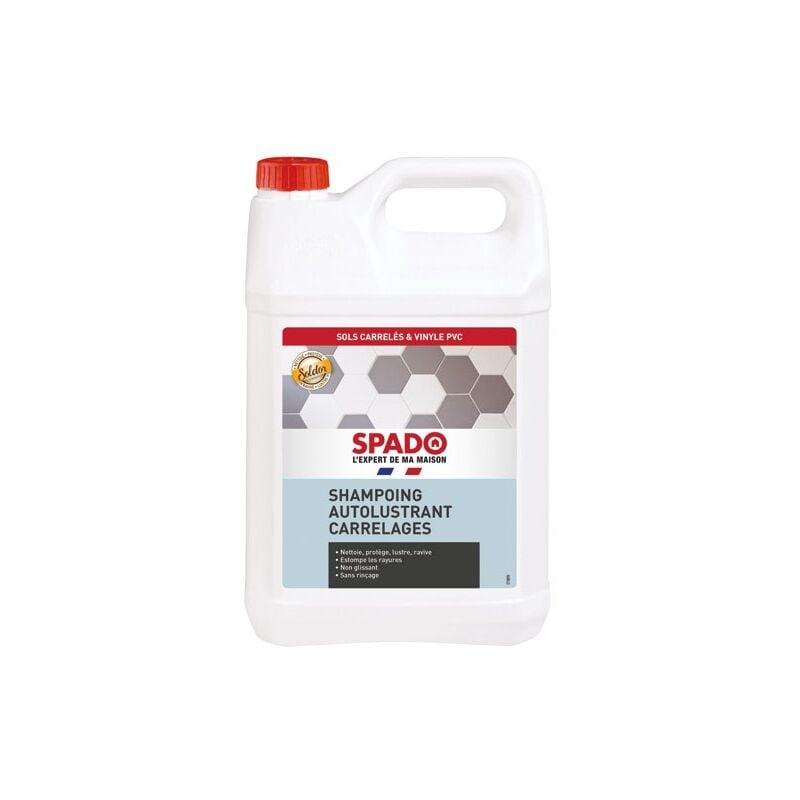 SPADO - Shampoing autolustrant 1L Soldor carrelage et sol vinyle pvc