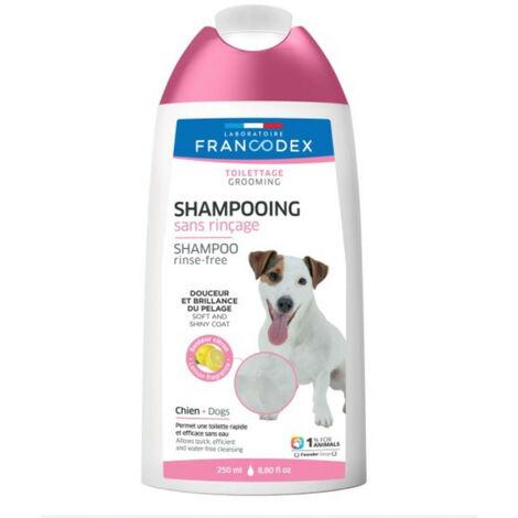 Shampooing Sans Rinçage 250ml pour chien - Francodex