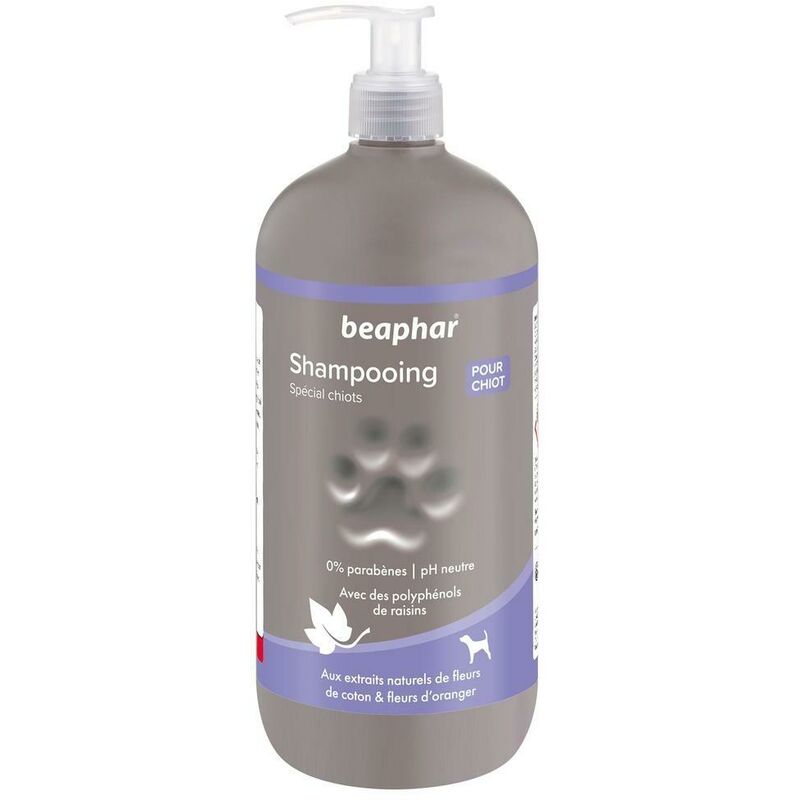 Beaphar - Shampooing spécial chiots - fleurs de coton & fleurs d'oranger - 750 ml