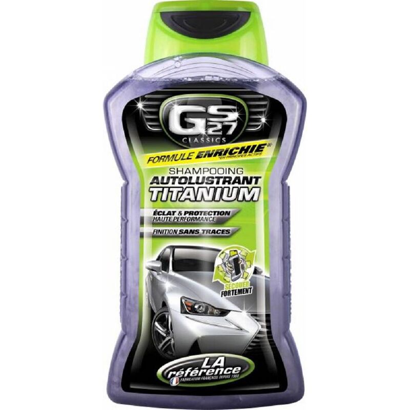 Shampoing autolustrant Gs27 Titanium 535ml x3