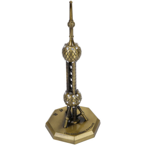 Shanghai Oriental Pearl Modell mit diamantbeschichteter Oberfläche – Elegantes Reisesouvenir