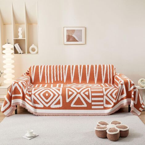 SHANNA Housse de Canapé 1 2 3 4 Places en Forme de L d'angle Protege Canape, Protection Canape Chat Chiens Anti Griffe en Chenille AB Face Couvre Canapé Sofa Cover, Housse pour Meubles de Canapé