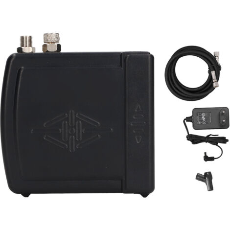Shanrya Mini-Luftkompressor-Set, leichte Luftpumpe AC100-240V G1/8" mit Airbrush