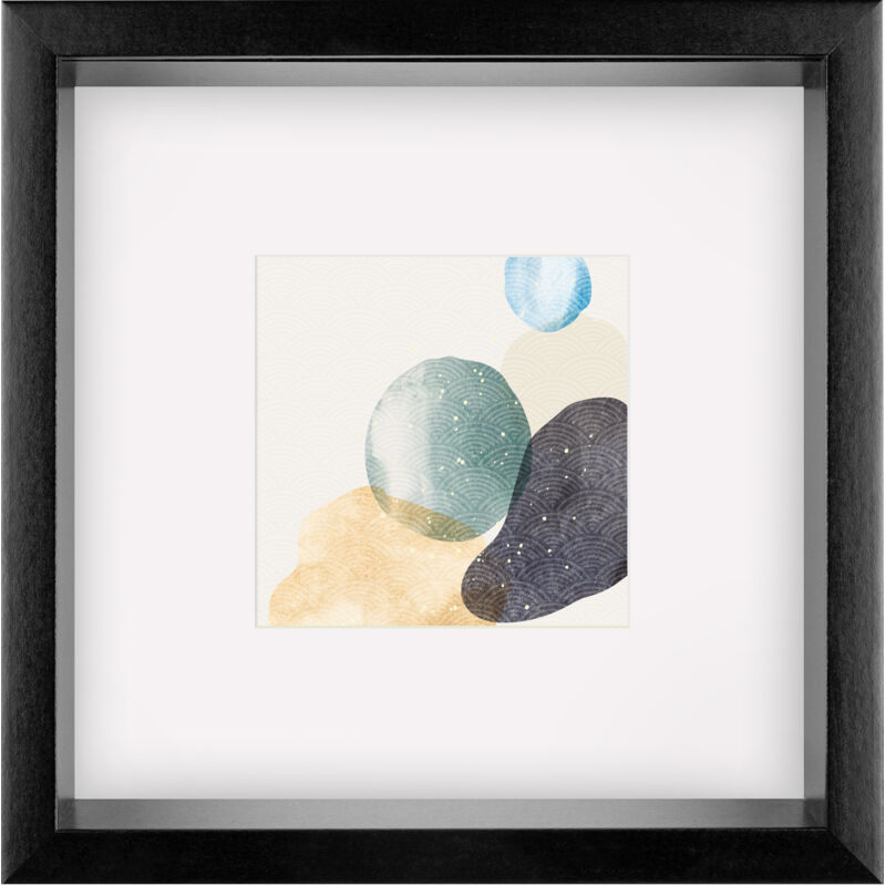 Walther Design Shape 3d Fsc-holzrahmen 25x25 Cm, Schwarz