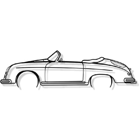 SHAPE PARIS- 356 SPEEDSTER CALIFORNIA DETA - Wanddekoration - S