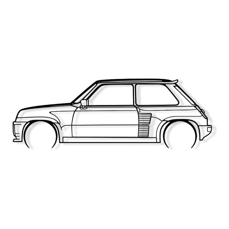 5 turbo 2 1983 DéTAILLéE - Décoration murale - m - Shape Paris