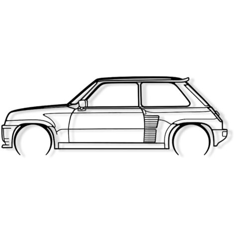 SHAPE PARIS - 5 TURBO 2 1983 DETAILLIERT - Wanddekoration - S