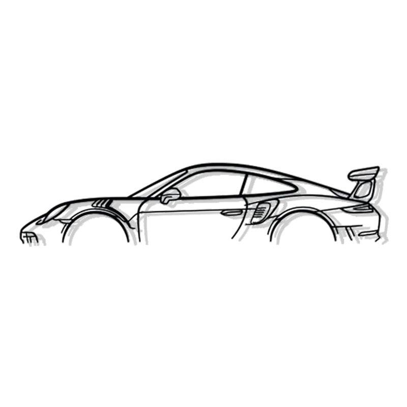 911 GT3 mod 991 - Décoration murale - xs - Shape Paris