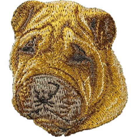 Shar-Pei - Patch en forme de chien, patch brodé, décoration de sac à dos unique par Art-Dog