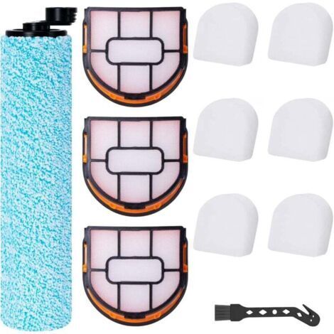 Shark HydroVac WD210EU Kit d'accessoires pour sols durs sans fil 1 brosse à rouleau + 3 filtres + 6 ouates filtrantes + 1 brosse de nettoyage