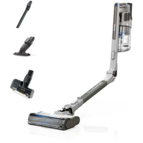 Shark IZ380EUT scopa elettrica Aspirapolvere a Batteria Secco Senza sacchetto 0,7 L Metallico