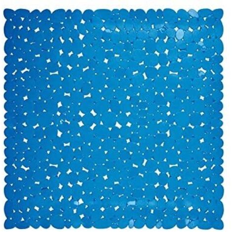SHARK - TAPPETINO ANTISCIVOLO PER VASCAMR.PEEBLE 35X70CM - COLORE AZZURRO