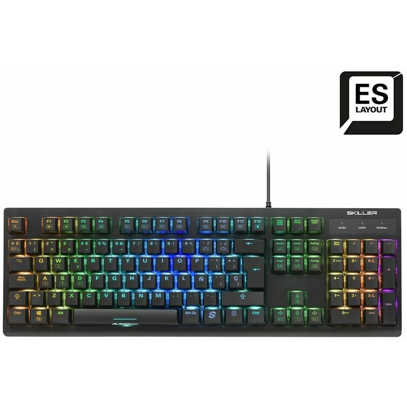 

Teclado Gaming SKILLER SGK30 Negro - Sharkoon