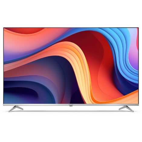 Sharp 55GP6260E TV 139,7 cm (55") 4K Ultra HD Smart TV Wifi Schwarz, Silber
