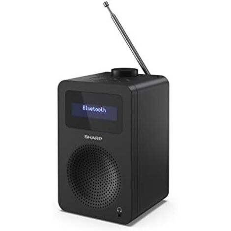 SHARP Digitalradio DR-430, schwarz, DBT+, Bluetooth
