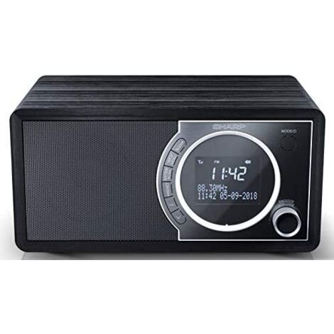Sharp DR-450 Personal Digital Negro, Acero inoxidable