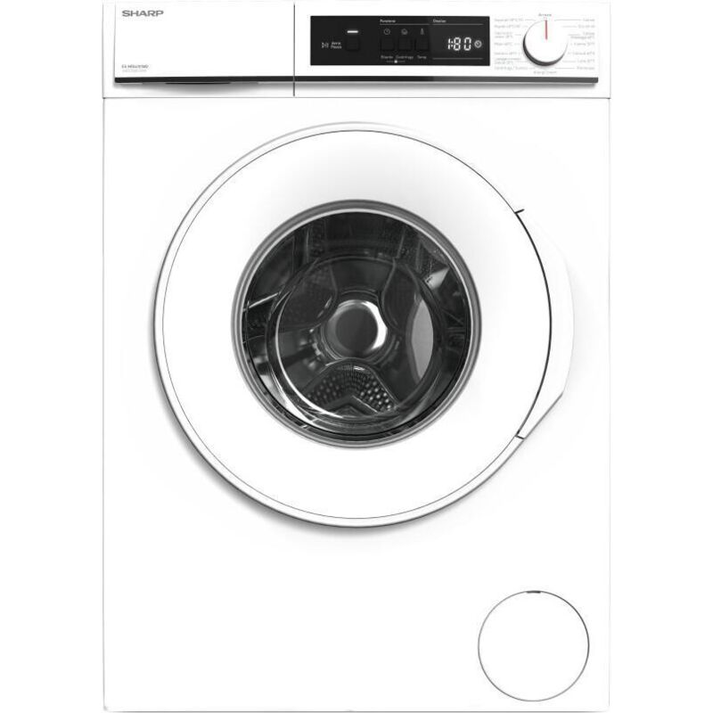 SHARP Lave linge  ES NFA4101WD blanc 4 kg 1000 tours