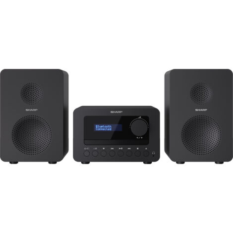 SHARP HiFi-Anlage XL-B520D, schwarz, DAB+, Bluetooth, MP3, CD-Laufwerk