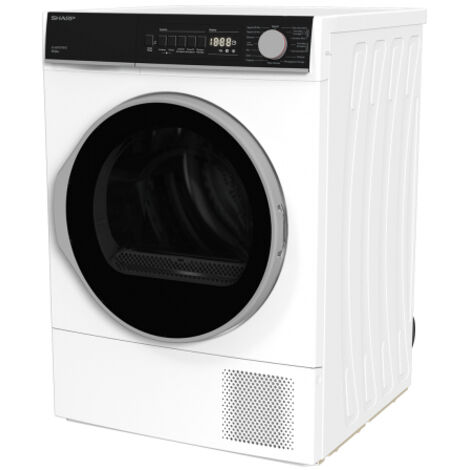 Sharp KD.NHB8S7GW21 IT asciugatrice Libera installazione Caricamento frontale 8 kg A++ Bianco