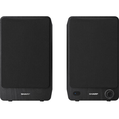 SHARP Lautsprecherboxen CP-SS30 (BK), 2-Wege, Bluetooth, USB, MP3, 60 W