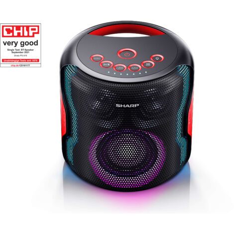 Sharp PS-919 Sistema di Altoparlanti Speaker Portatile 130 W Nero