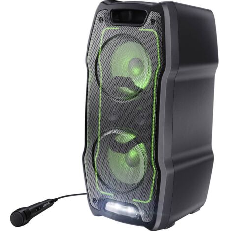 Sharp PS-931 Altoparlante da Festa Portatile Nero 180W Bluetooth IPX4 LED