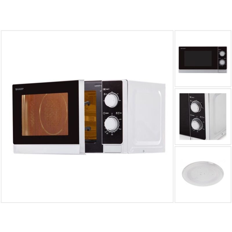 R200INW Sharp Micro-ondes solo 20L Blanc 800W