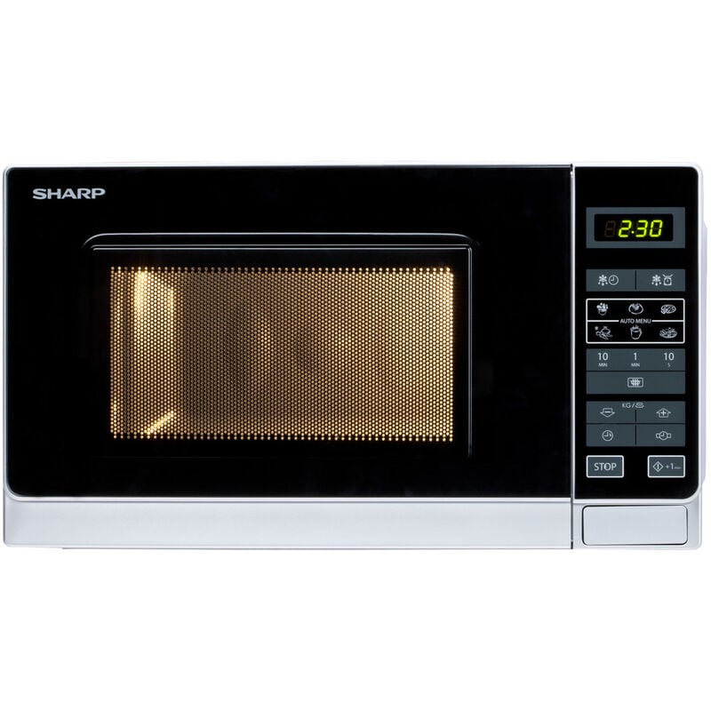 Image of Home Appliances R-242INW forno a microonde Superficie piana Solo microonde 20 l 800 w Argento - Sharp