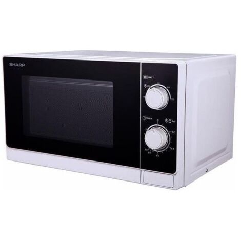 Sharp R-600WW Mikrowelle Countertop (placement) Kombi-Mikrowelle 20 l 800 W Schwarz, Weiß