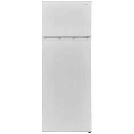 Sharp – Réfrigérateur 2 portes 213L – No Frost – Niveau sonore 41 dB – Hauteur 145 cm – Classe énergétique E – 4 clayettes - SJFTB01ITXWE-SHARP