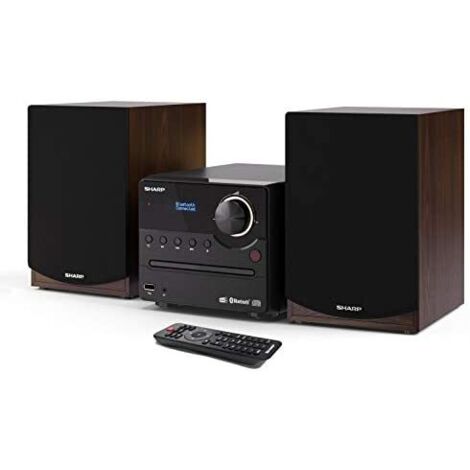 Sharp XL-B517D Micro Hifi Microsistema Audio per la Casa 45 W Marrone