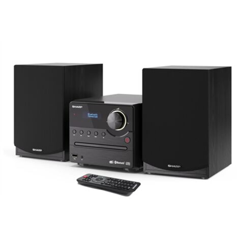 Sharp XL-B517D Système micro audio domestique 45 W Noir