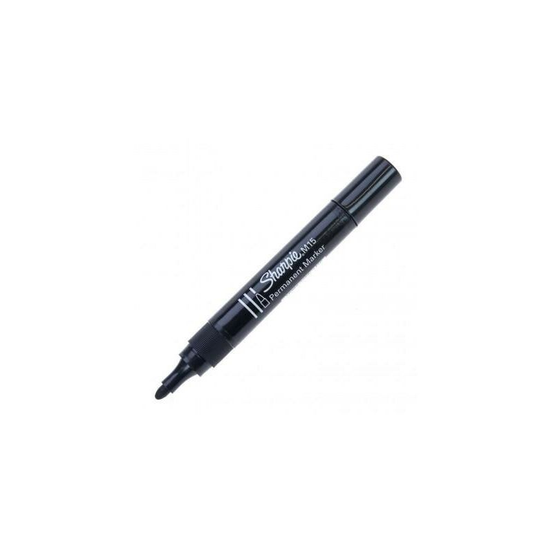 

Sharpie marcador permanente negro m15 punta redonda -12u-