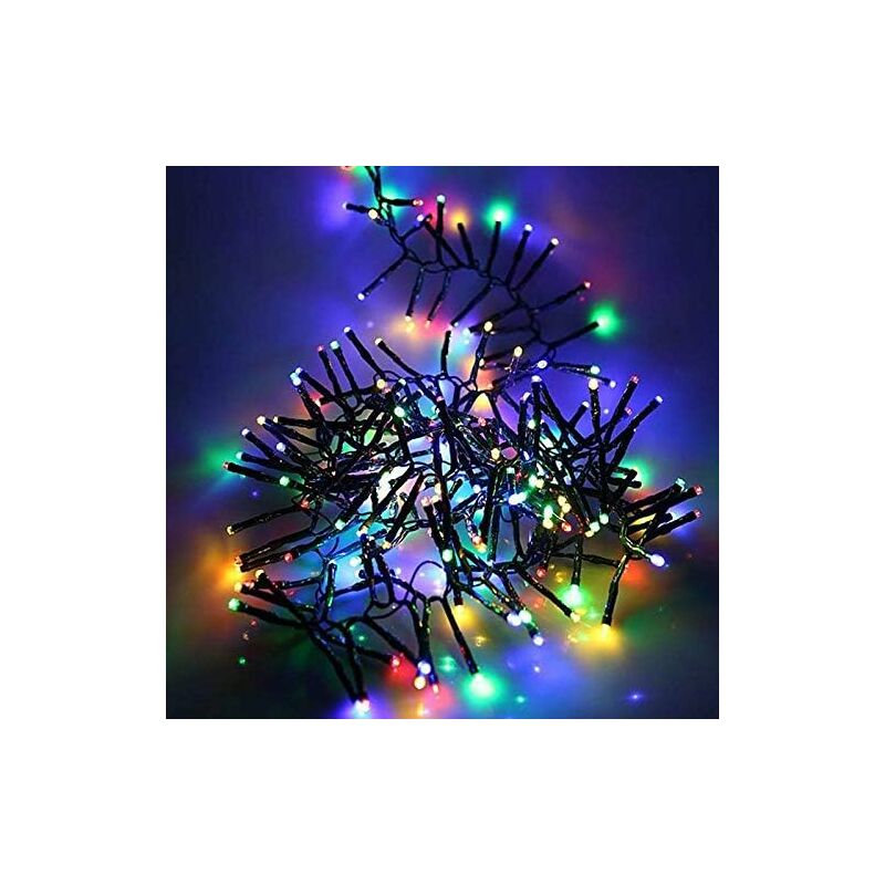 40 Warm White led Lights Micro Rice Silver Copper Wire Battery Operated String Fairy Lights Bunch - Shatchi