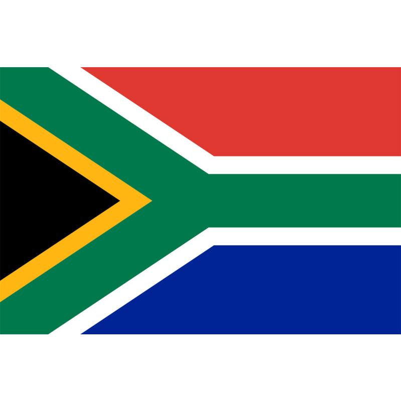 Shatchi - 5 x 3ft South Africa National Flags for Sports Support