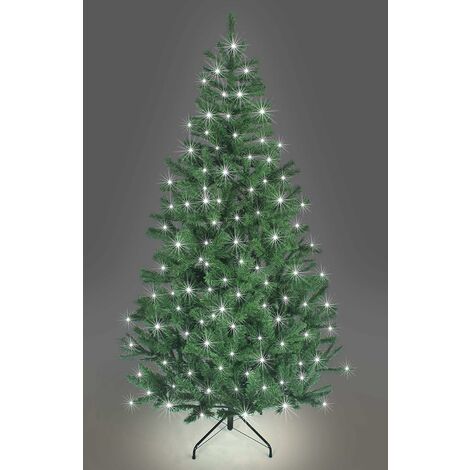 The Holiday Aisle® Birch 48' Traditional Christmas Tree with LED