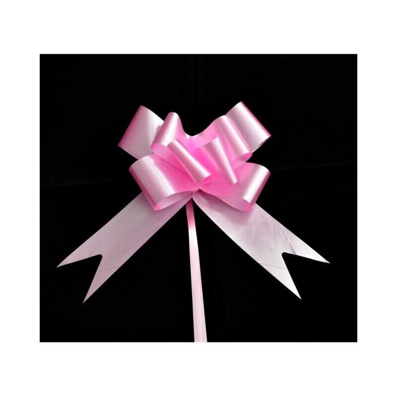 10 Pcs 30mm Light Pink Pullbow