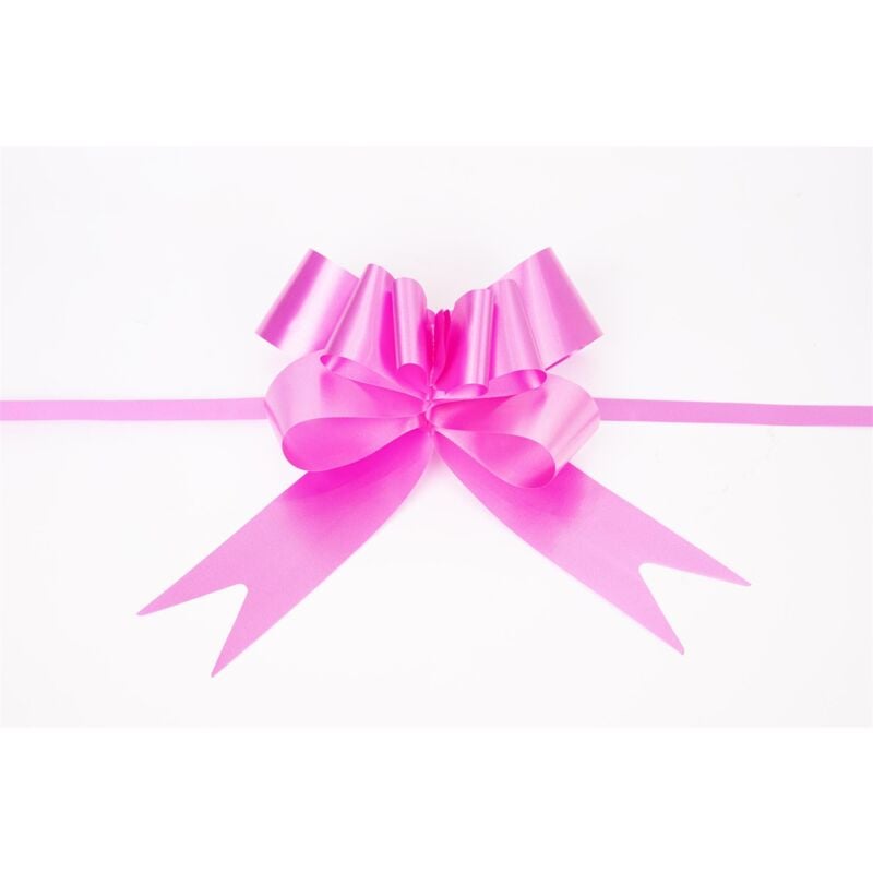 20Pcs 50mm Hot Pink Pullbow