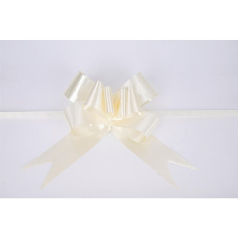 20 Pcs 50mm Ivory Pullbow Ribbon Gift Wrapping