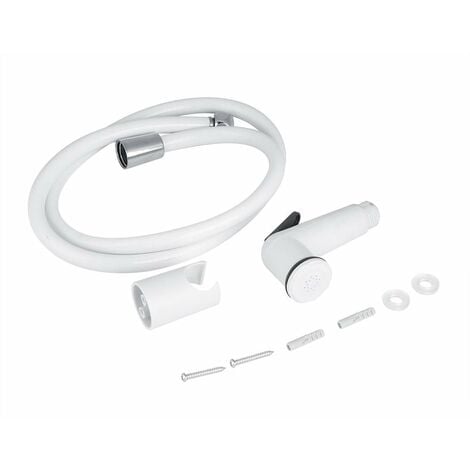 PRENFLE Shattaf Hand-Bidet-Sprayer-Duschset, langlebig, für persönliche Hygiene, Badezimmer-Duschkopf-Set, ABS-Kunststoff, tragbares Toilettenzubehör mit Schlauch