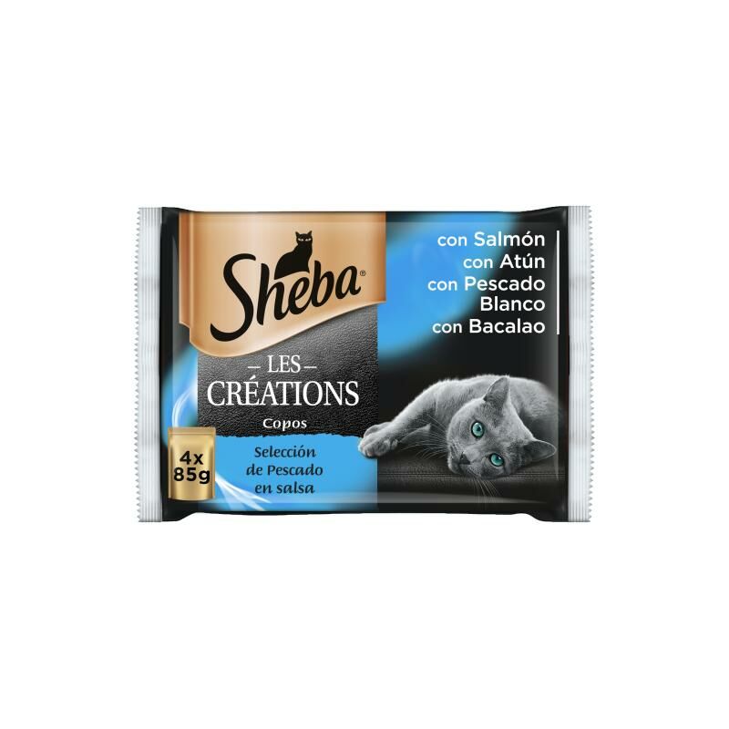 

Craft Collection Pescado 4x85gr Comida húmeda para gatos - Sheba
