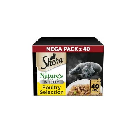 Sheba Natures Collection Cat Food Pouch Poultry Selection in - 85g - 815058