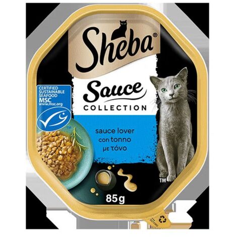 Sheba Sauce Collection Vaschetta 85gr Tonno