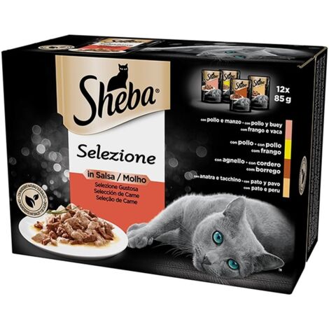 Sheba Selezione in Salsa 12 x 85gr Selezione Gustosa