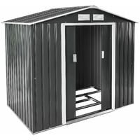 Shed with saddle roof - garden shed, metal shed, tool shed