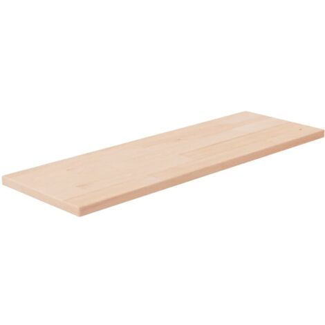 Shelf Board  Medium brown  Solid oak wood (untreated)  60x20x1.5 cm vidaXL