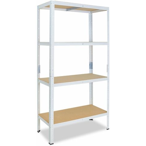 shelfplaza® PRO 90x60x30 cm Scaffale metallo per carichi pesanti grigio con  3 ripiani con 200kg