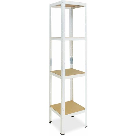 shelfplaza® HOME 180x50x50 cm Scaffale metallo per carichi pesanti zincato  con 5 ripiani con 175kg capacità di carico / Scaffali in metallo per garage  come scaffali per ripostiglio o officina