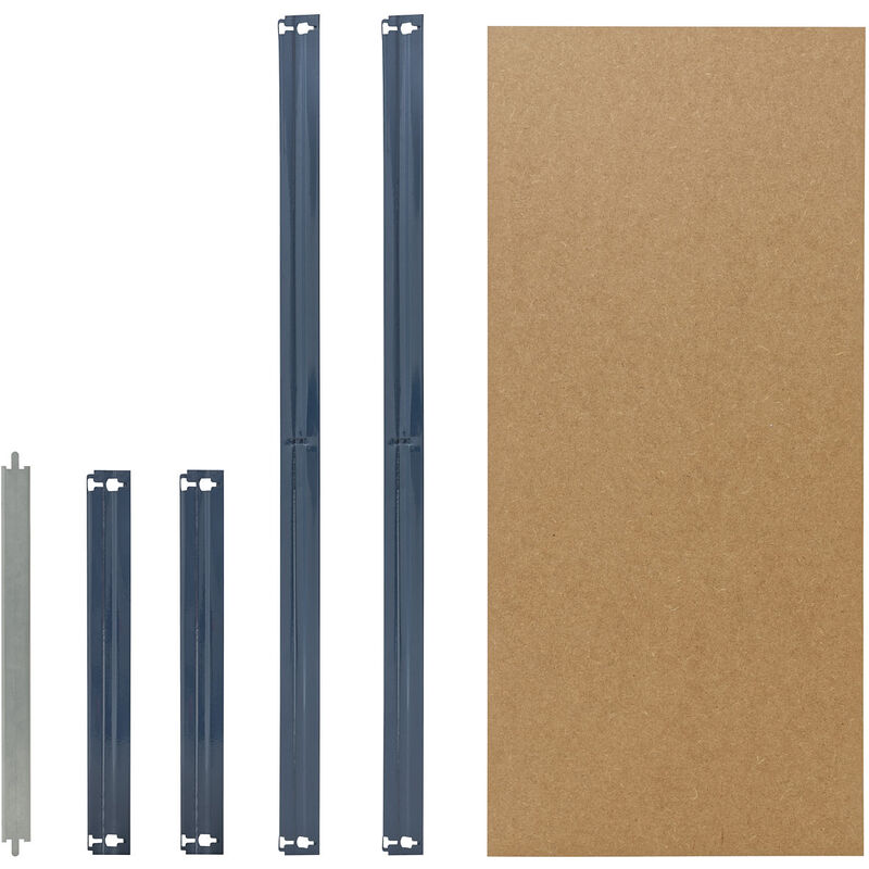 Home 40x45 cm Set completo di ripiani in blu per